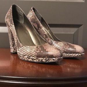 Stuart Weitzman Snakeskin Pumps